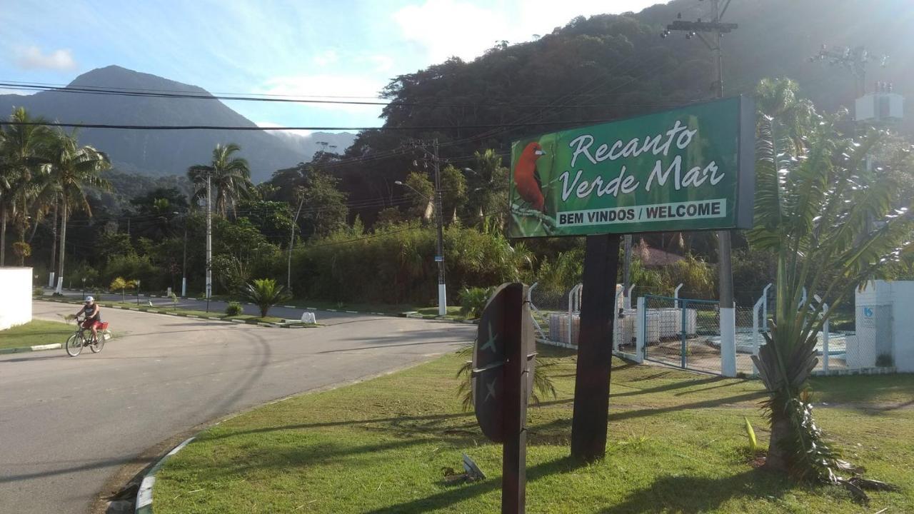 Chale No Condominio Verde Mar Na Praia Da Cocanha Caraguatatuba Buitenkant foto
