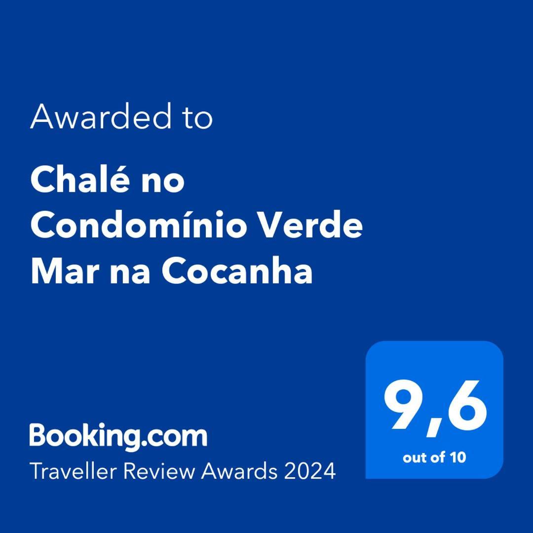 Chale No Condominio Verde Mar Na Praia Da Cocanha Caraguatatuba Buitenkant foto